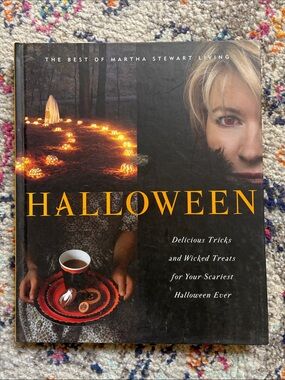 Martha Stewart Halloween Cookbook - Black & Orange with Red Accents